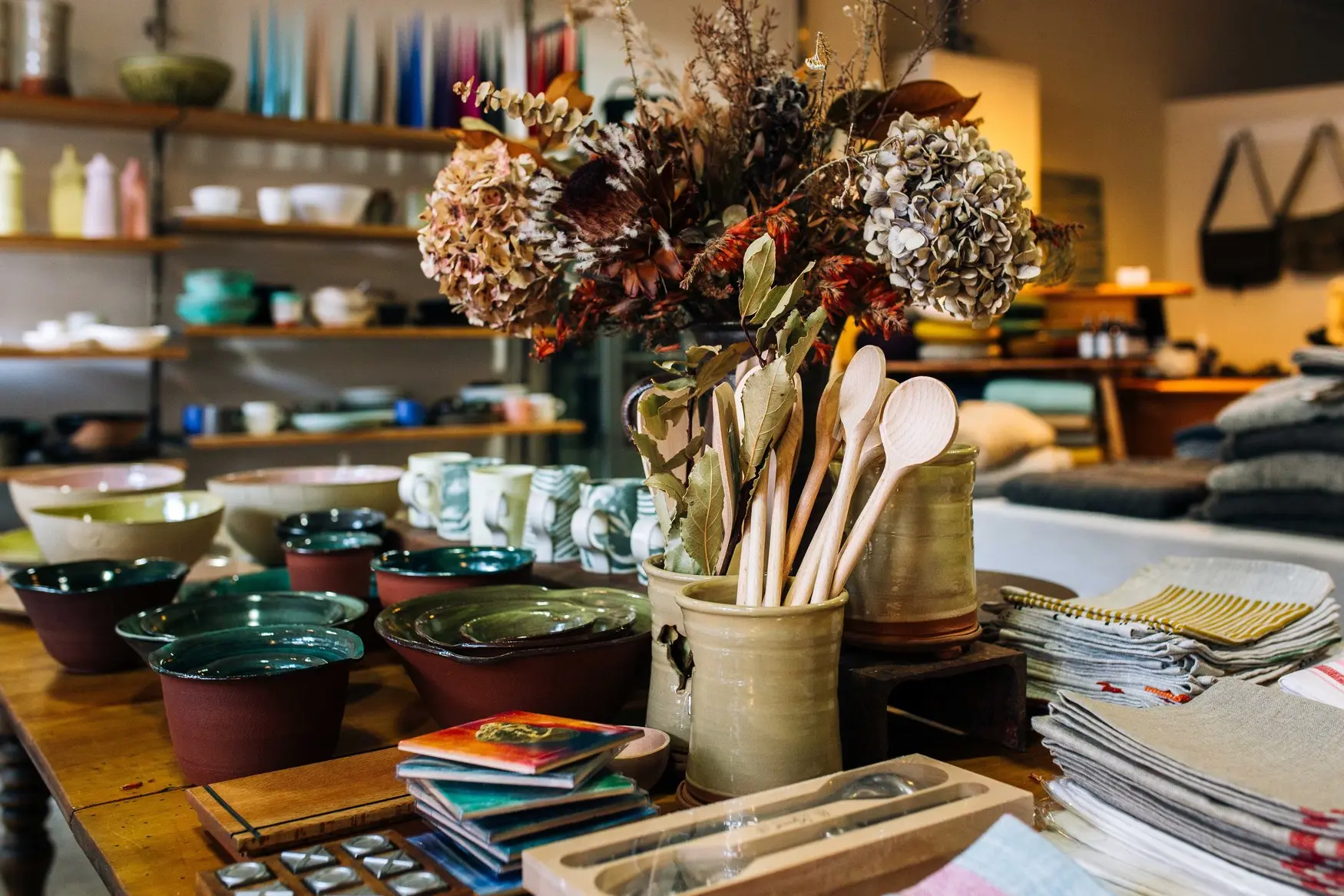 Interior view of shop