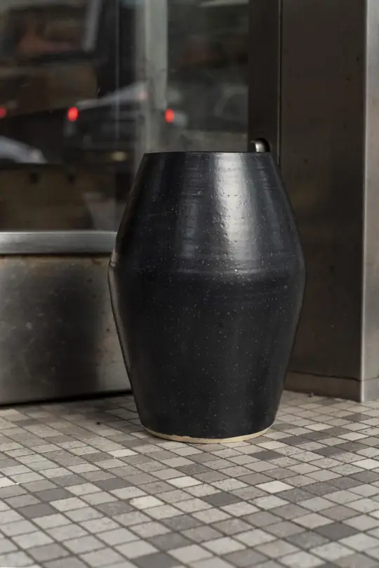 Black Vases