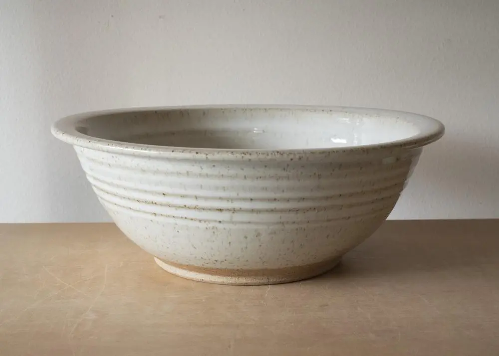 White Salad Bowls