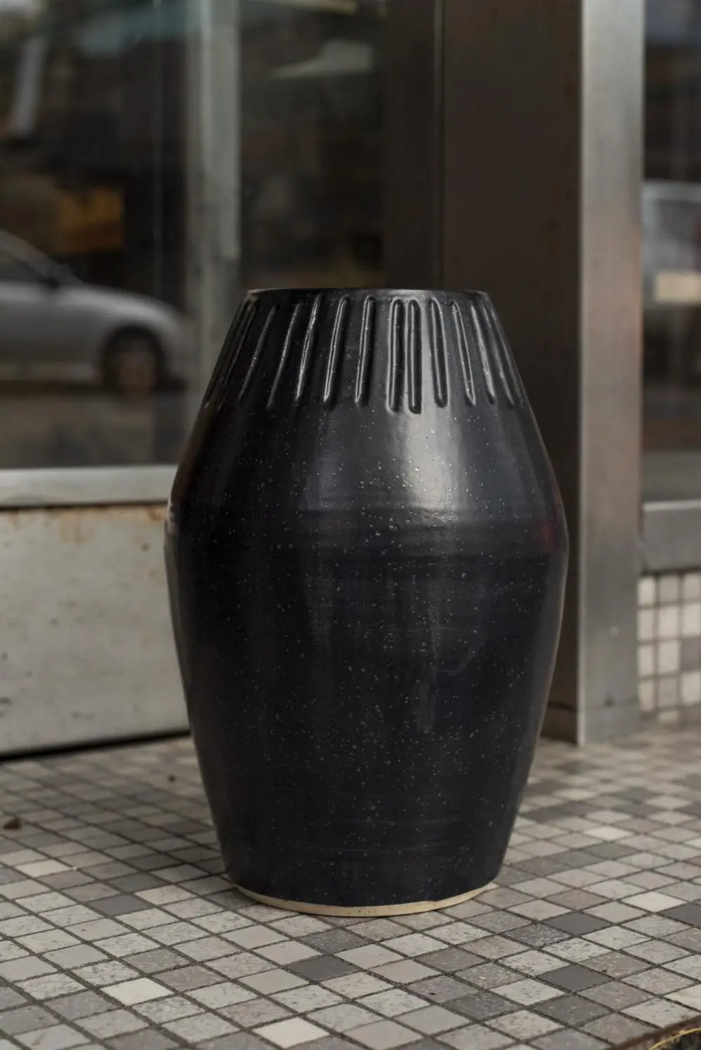 Black Vases