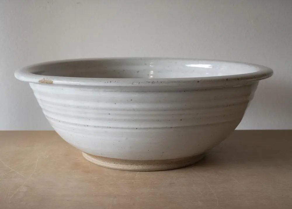 White Salad Bowls